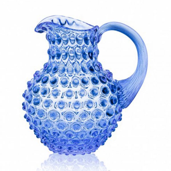 Carafe Hobnail Jug Light Blue (1000ml) Klimchi Studio