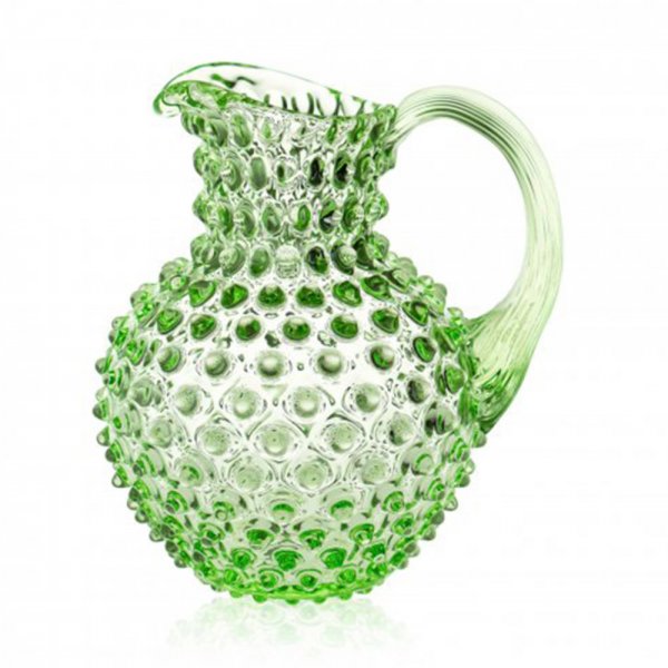Carafe Hobnail Jug Light Green (1000ml) Klimchi Studio