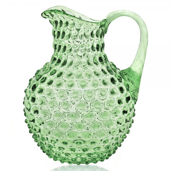 Hobnail Jug Carafe, Light Green (2000ml) Klimchi Studio
