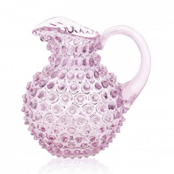 Hobnail Jug Lilac carafe (1000ml) by Klimchi Studio