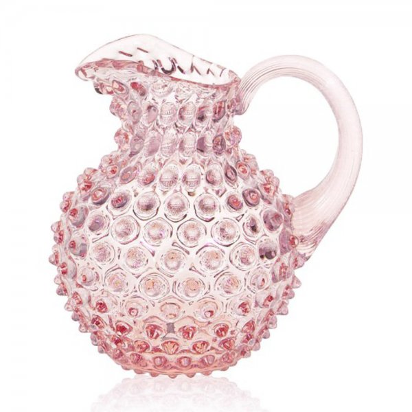 Carafe Hobnail Jug Rosaline (1000ml) Klimchi Studio