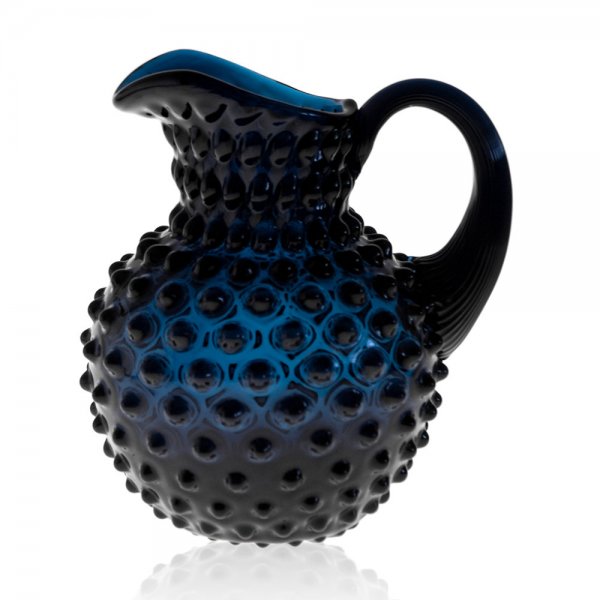 Hobnail Jug Royal Blue (1000ml) Carafe by Klimchi Studio