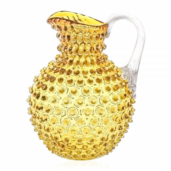 Carafe Hobnail Jug Underlay Amber by Klimchi Studio