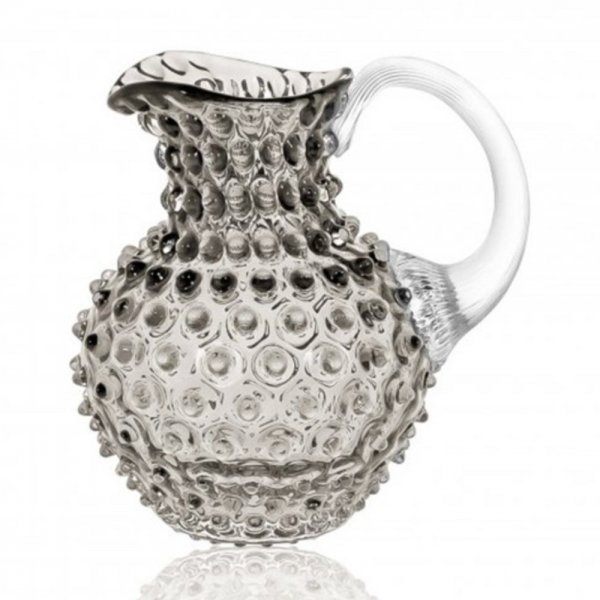 Carafe Hobnail Jug Underlay Black Smoke Klimchi Studio