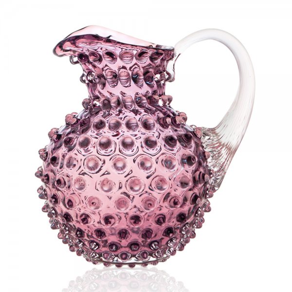 Carafe Hobnail Jug Underlay Violet by Klimchi Studio