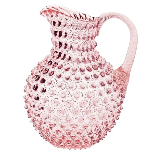 Carafe Hobnail Rosaline Rosa by Klimchi Studio