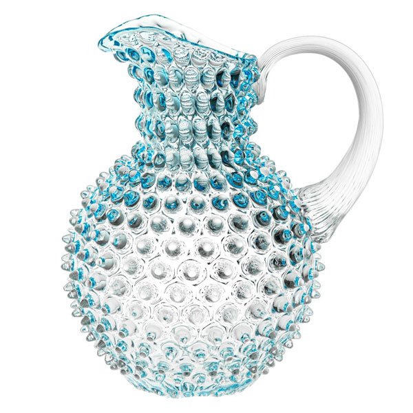 Carafe Hobnail Underlay Azure Blue by Klimchi Studio