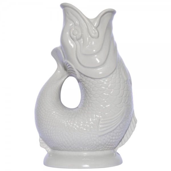 Oyster Grey XL (27cm) carafe or vase by Gluckigluck