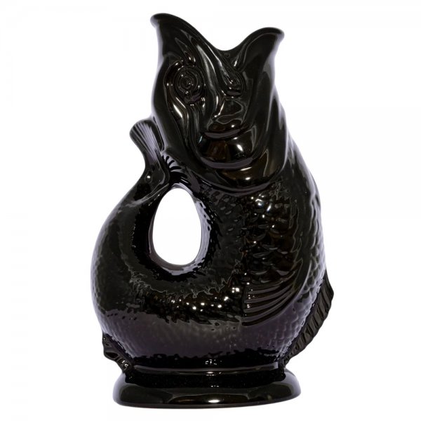 Carafe or vase black XL (27cm) by Gluckigluck