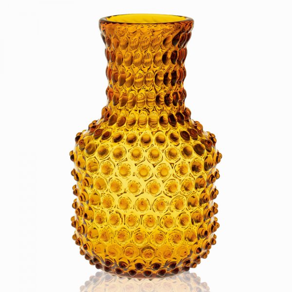 Carafe without handle Hobnail Amber by Klimchi Studio
