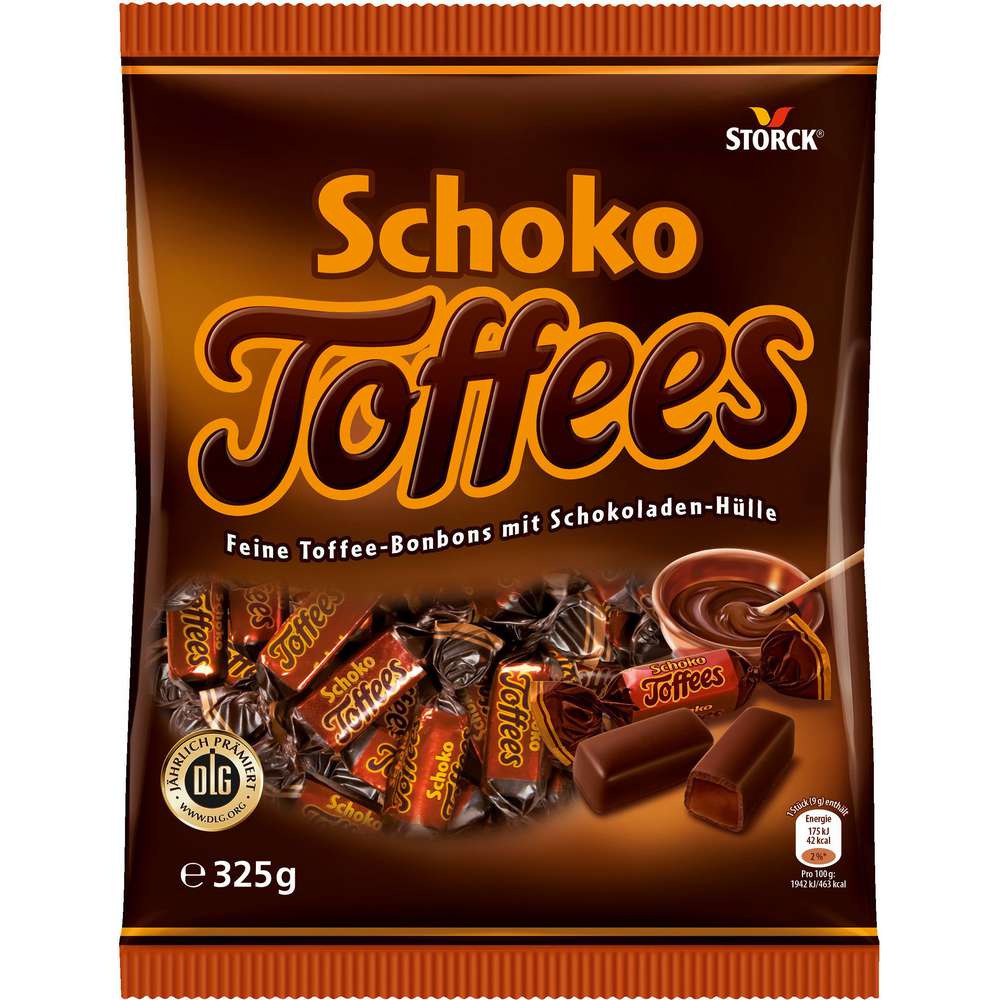 Storck Caramel candies, chocolate toffees 325g