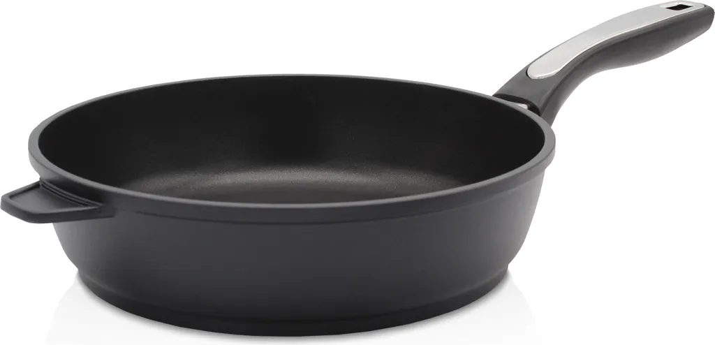 Karl Krueger Karl Krüger 21624D Delta cast aluminum frying pan - frying pan with high-quality non-stick coating and ergonomically shaped plastic handle. Deep, 24 cm