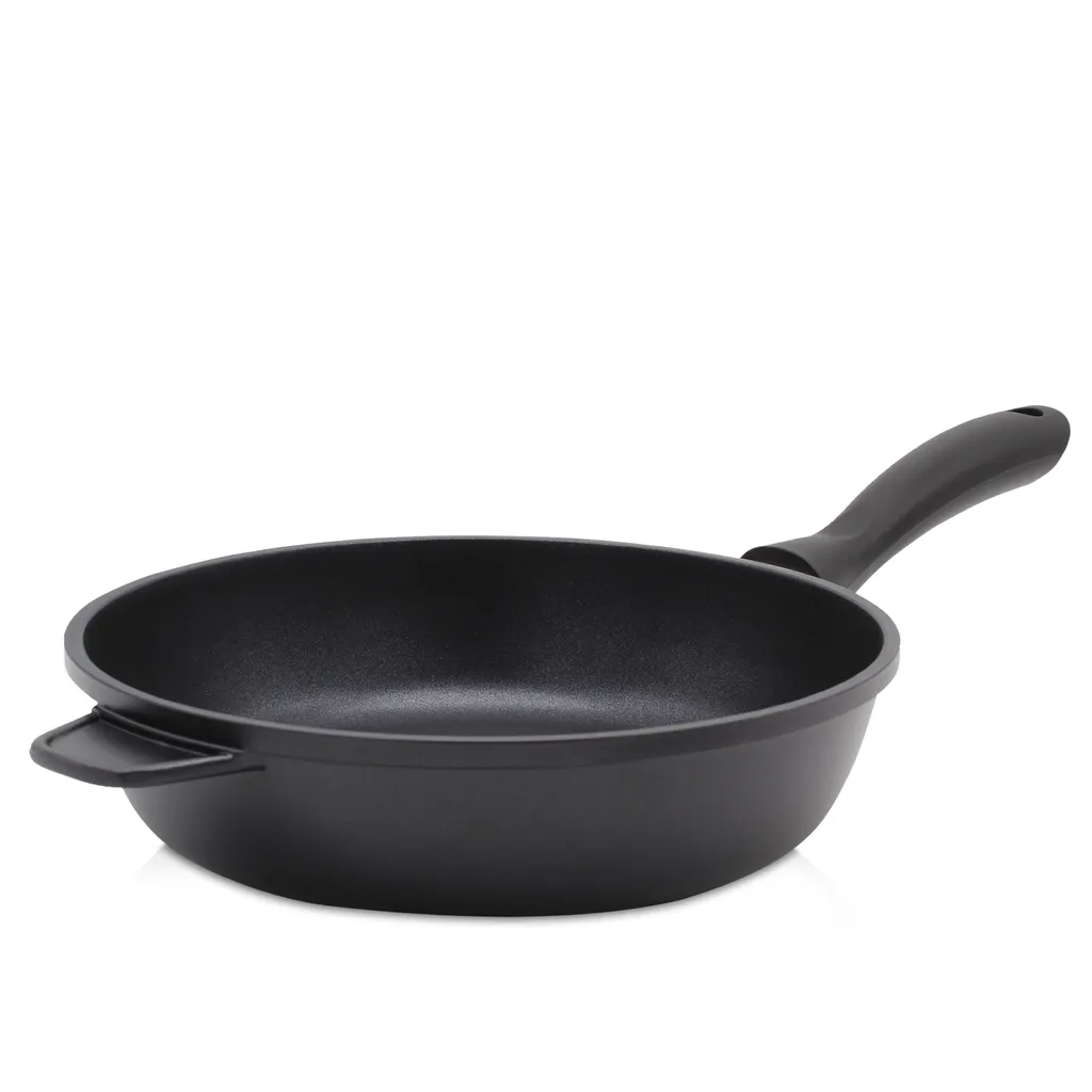 Kruger Karl Krüger 21628 Cast Aluminum Pan Leipzig - Frying pan with high-quality non-stick coating - 28 cm - deep