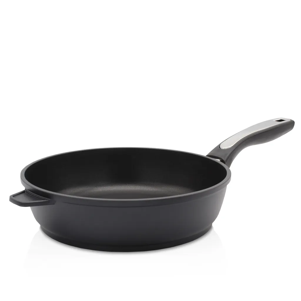Karl Krueger Karl Krüger 21628D Delta cast aluminum frying pan - frying pan with high-quality non-stick coating and ergonomically shaped plastic handle - deep, 28 cm