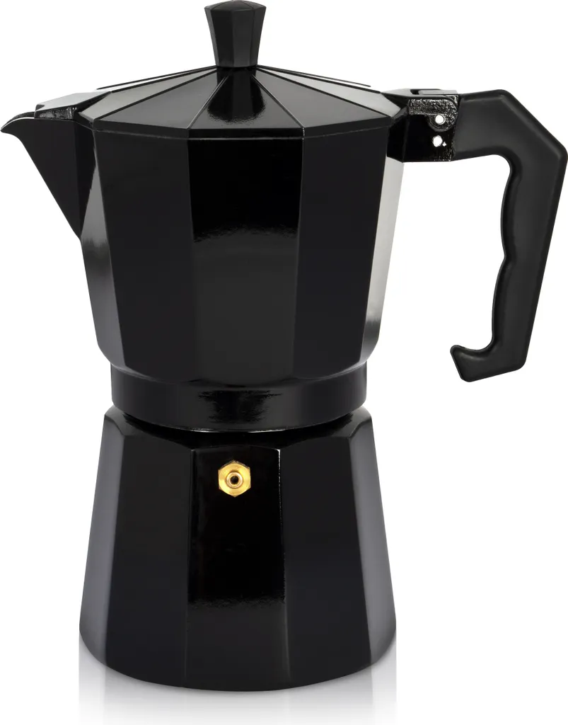 Karl Krueger Karl Krüger 502S aluminum espresso maker, black, 6 cups