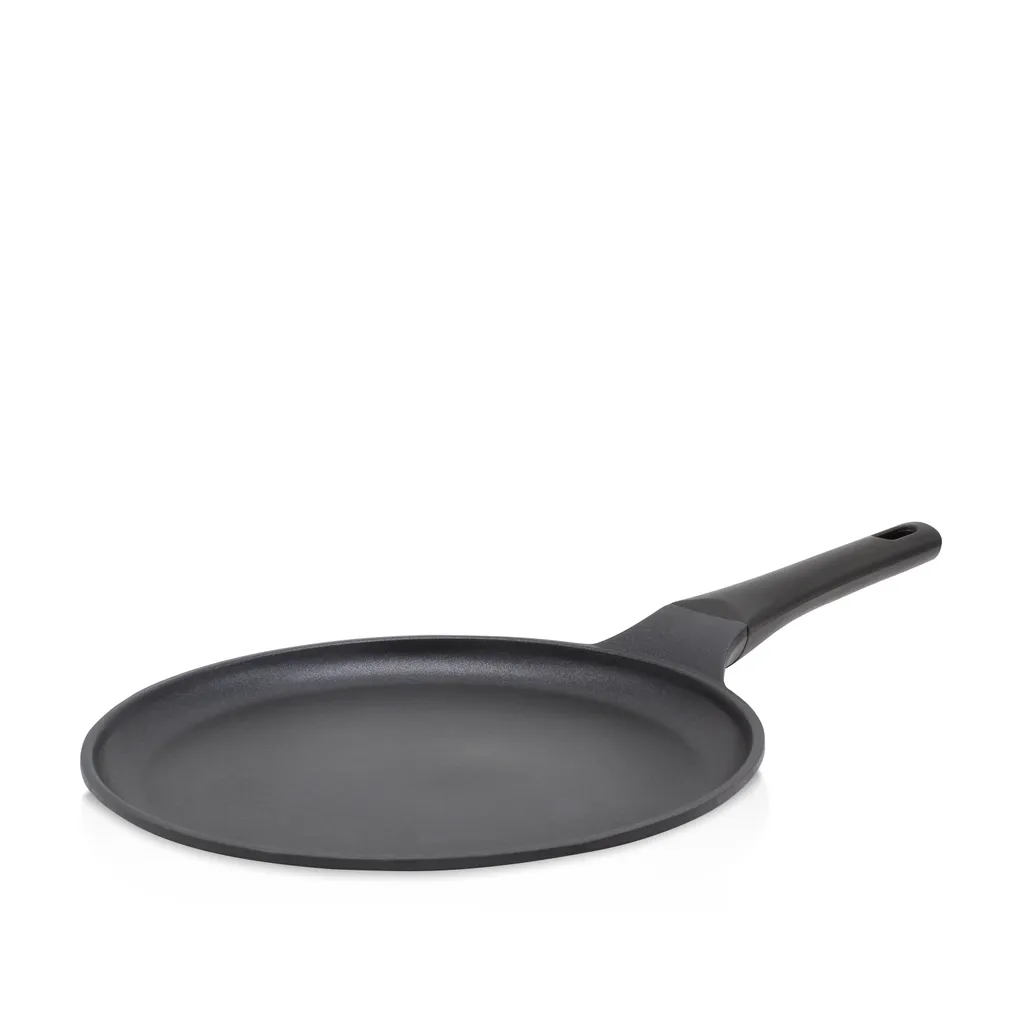 Karl Krueger Karl Krüger CD24 Cast Aluminum Crepe Pan Delta - Frying pan with high-quality non-stick coating and ergonomically shaped plastic handle - 24 cm