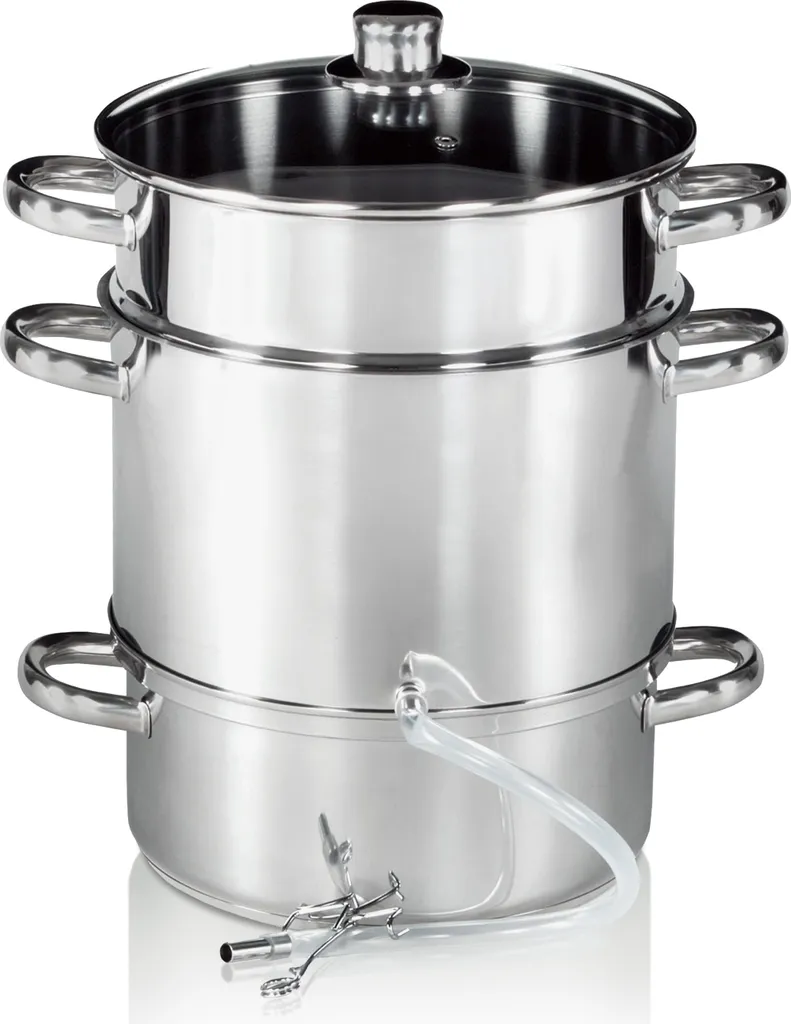 Karl Krueger Karl Krüger ES stainless steel fruit juicer with glass lid, Ø 26 cm
