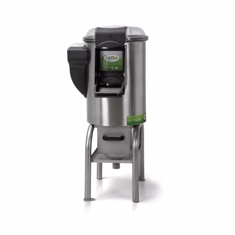 Potato peeler - FAMA 10 kg with base, drawer and filter - three-phase