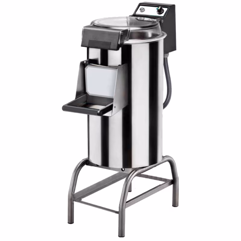 Potato peeler, production capacity 450 kg/hr, with base - 450x900x1350 mm - 1100 W 230/1V - 17052FPP Eurast