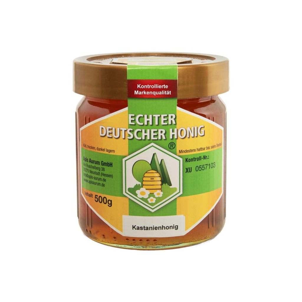 Apis Aurum GmbH Chestnut honey - Genuine German honey 500g