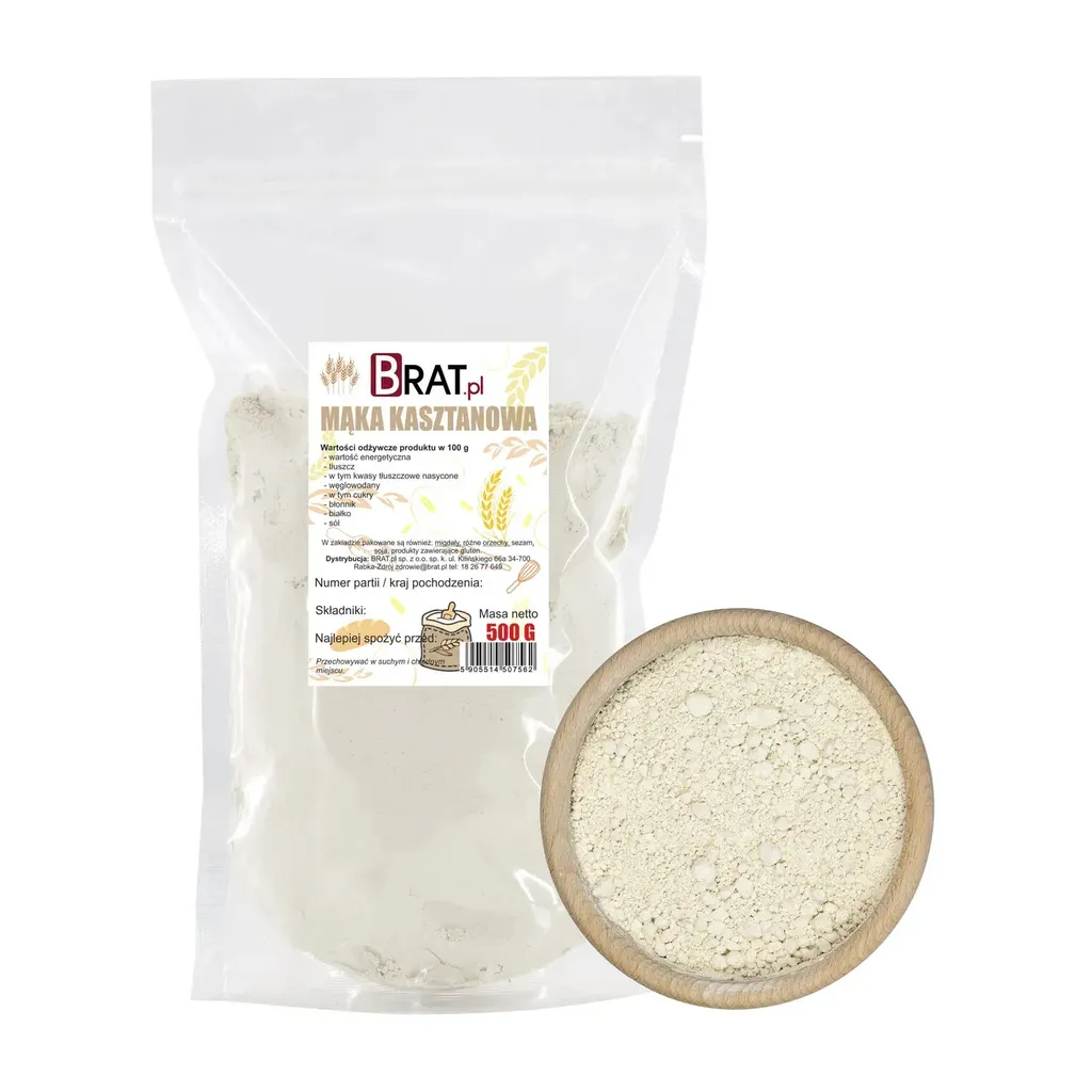 BRAT.PL Chestnut flour 500g