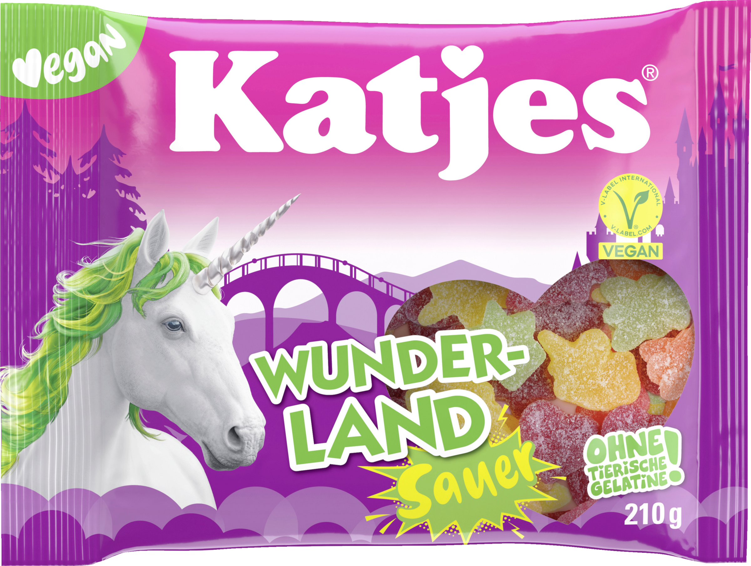 Katjes Wonderland sour 210g