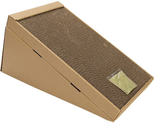 Cat scratching board beeztees Minus one cat ramp cardboard brown 49 x 25 x 24 cm
