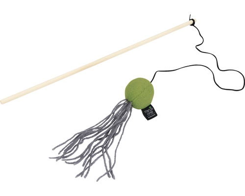 Cat toy beeztees Minus one cat fishing rod viena green grey 42 cm