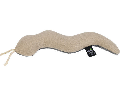 Cat toy beeztees Minus one snake gray beige 25 x 5 x 2.5 cm