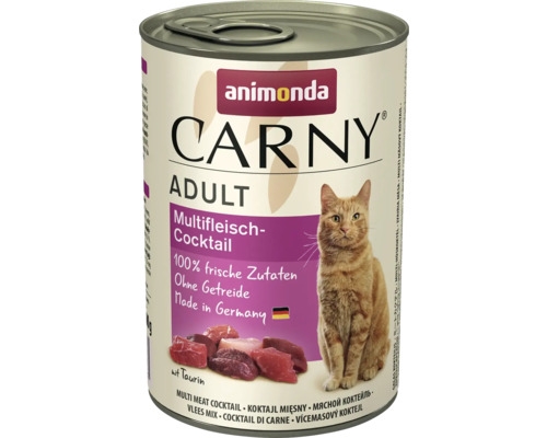 Wet cat food animonda Carny Adult Multi-Meat Cocktail 400 g