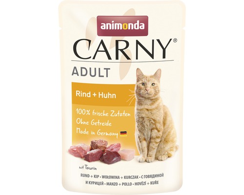 Wet cat food animonda Carny Adult Beef & Chicken 85 g