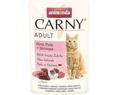 Wet cat food animonda Carny Adult Beef & Turkey 85 g