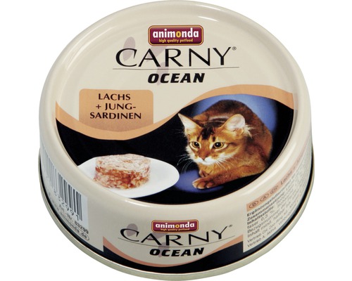 Wet cat food animonda Carny Ocean salmon + young sardines 80 g
