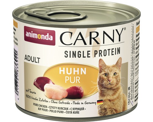 Wet cat food animonda CARNY Single pure chicken 200 g