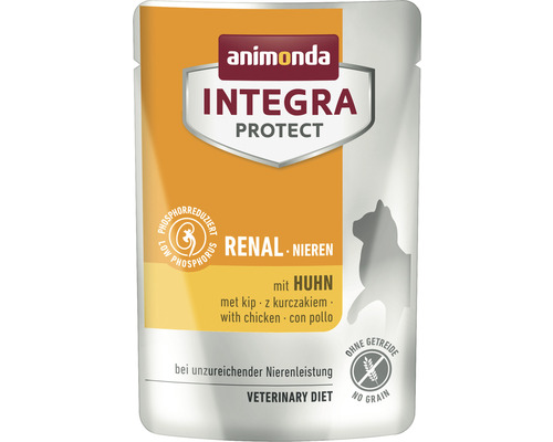 Wet cat food animonda Integra Protect Renal with chicken 85 g