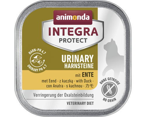 Wet cat food animonda Integra Protect Urinary Oxalstein Duck 100 g