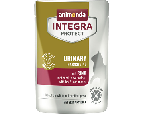 Wet cat food animonda Integra Protect Urinary Struvit Beef 85 g