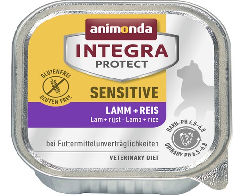 Wet cat food animonda Protect Sensitive Lamb & Rice 100 g