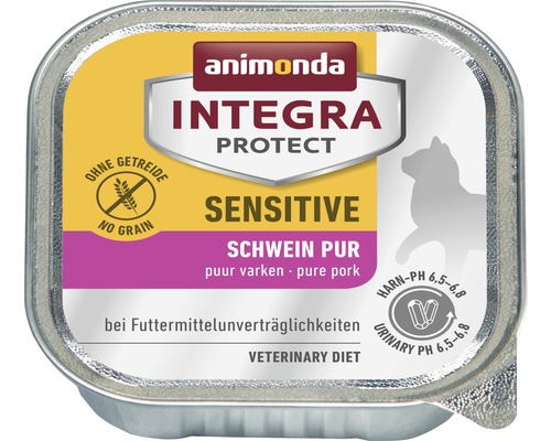 Wet cat food animonda Protect Sensitive Pig 100 g