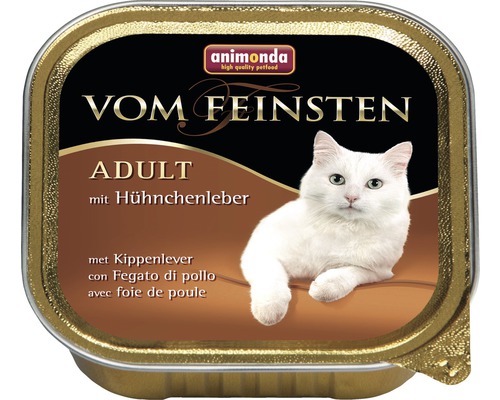 Wet cat food animonda vom Feinsten Adult with chicken liver 100 g