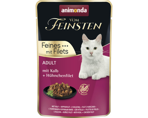 Cat food wet animonda at its best with veal & chicken fillet 85 g