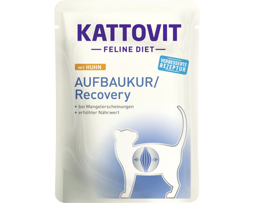 Hornbach Wet cat food KATTOVIT recovery treatment chicken 85 g