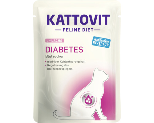 Hornbach Wet cat food KATTOVIT Diabetes Salmon 85 g