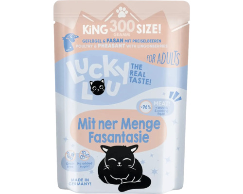 Hornbach Wet cat food Lucky Lou Lifestage Adult Poultry & Pheasant 300 g