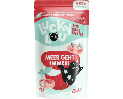 Hornbach Wet cat food Lucky Lou Lifestage Adult Poultry & Tuna 125 g