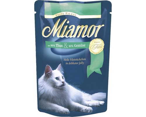 Wet cat food Miamor Fine fillets with tuna and vegetables 100 g