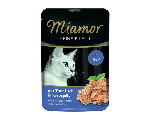 Wet cat food Miamor Fine fillets tuna in crab jelly 100 g