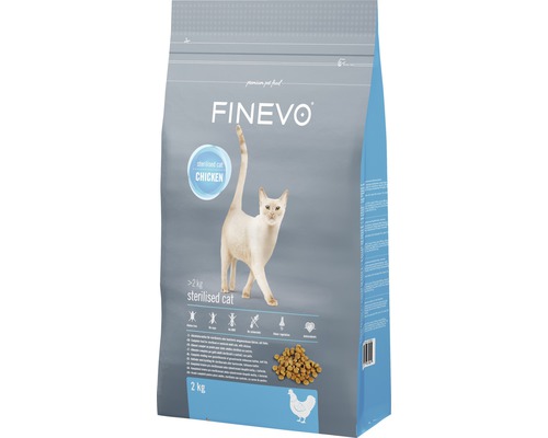 Dry cat food FINEVO Sterilized Cat Chicken 2 kg