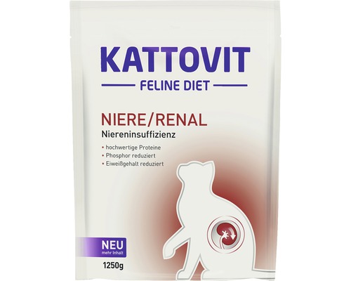 Dry cat food Kattovit Kidney/Renal 1250 g