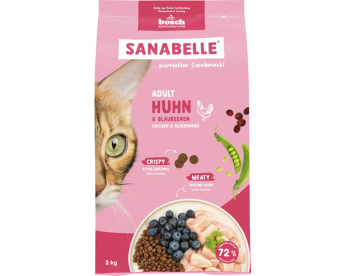 Sanabelle Adult Chicken dry cat food 2 kg